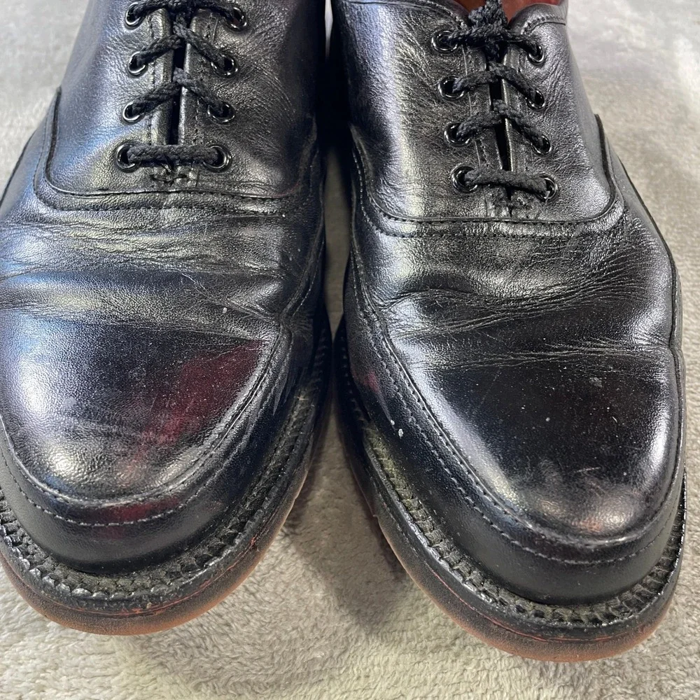 Allen Edmonds Dartmoor Oxford Dress Shoes  Mens 9.5 Black Leather USA Office